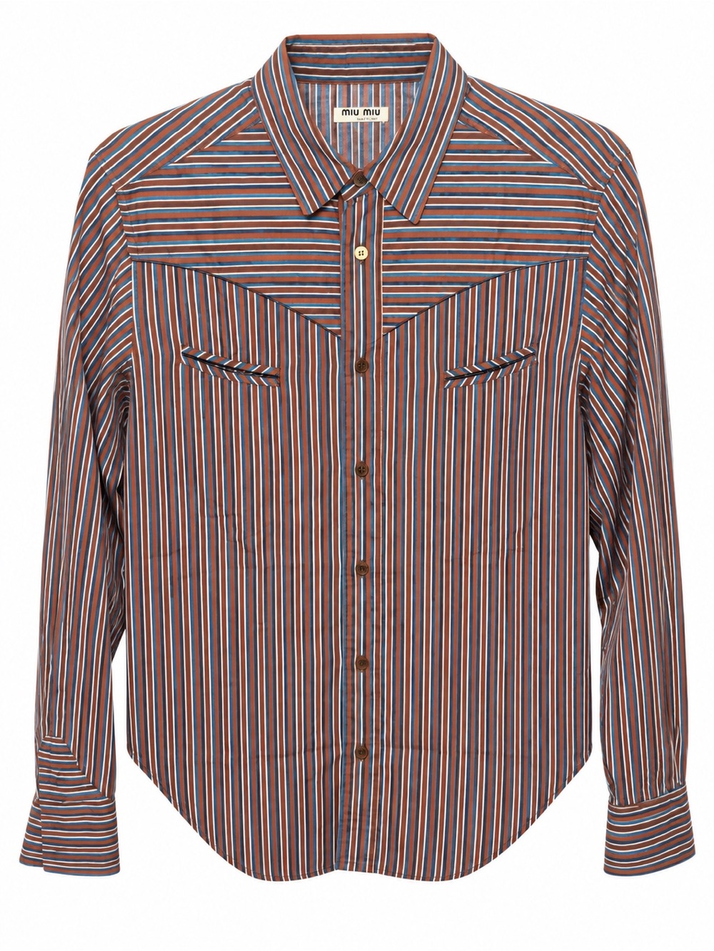 MIU MIU VINTAGE WESTERN BUTTON UP 2002 COLLECTION XS
